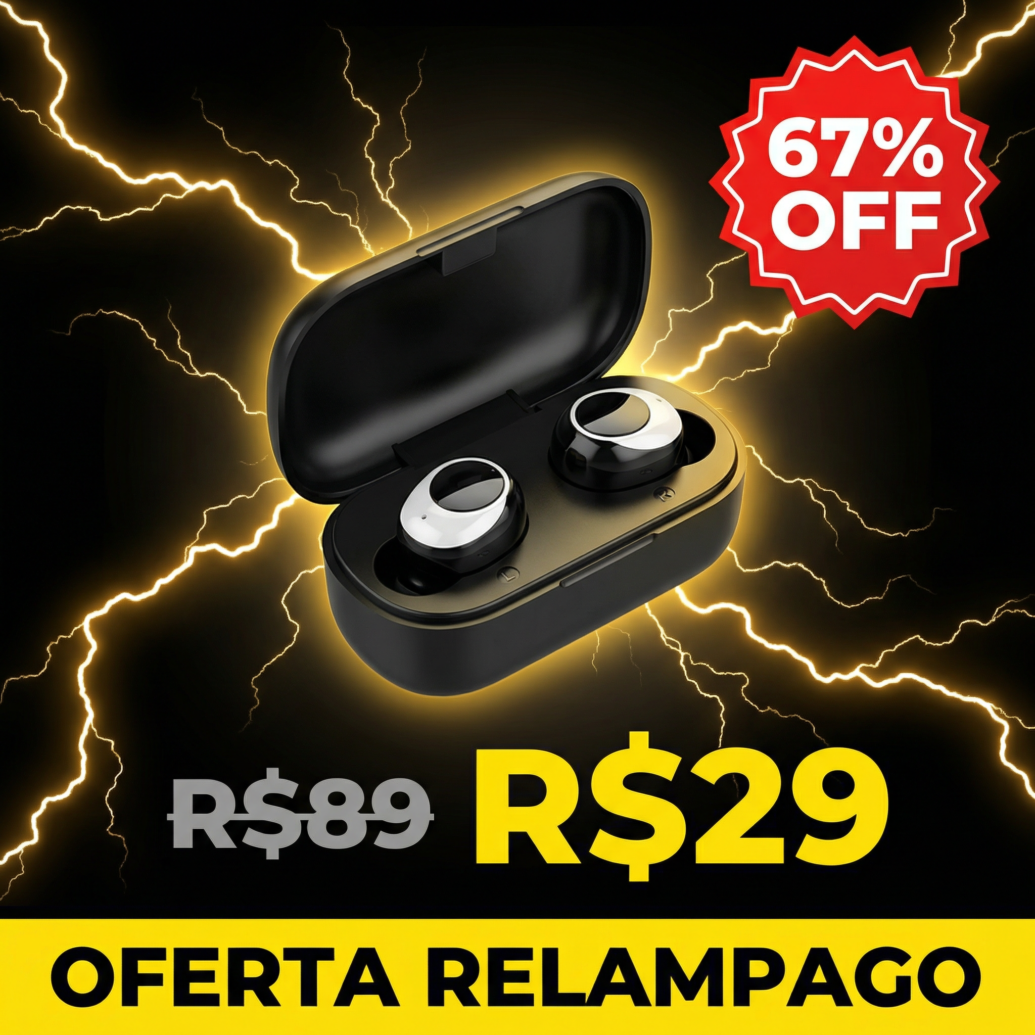 Fone Bluetooth 67% OFF